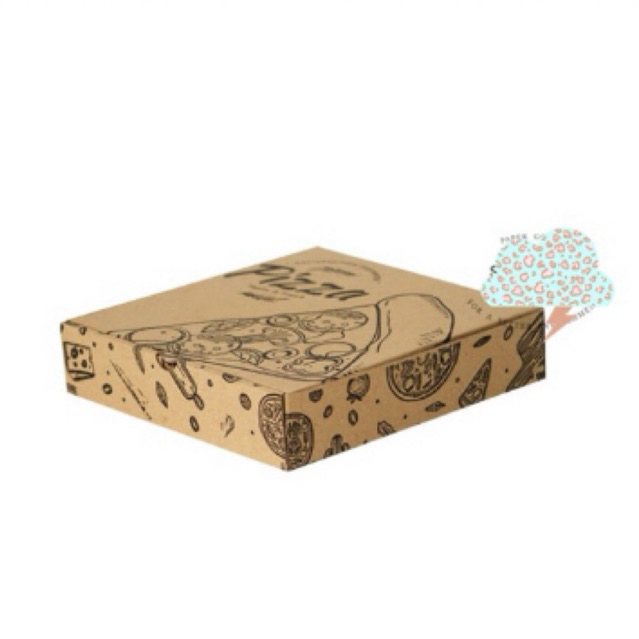 

BOX PIZZA SIZE 20x20x4.5 cm,/ DUS PIZZA 20/KOTAK PIZZA UK 20/ KARDUS PIZZA 20