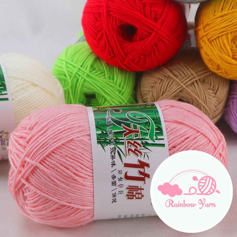 Benang rajut katun bambu / cotton bamboo combed yarn