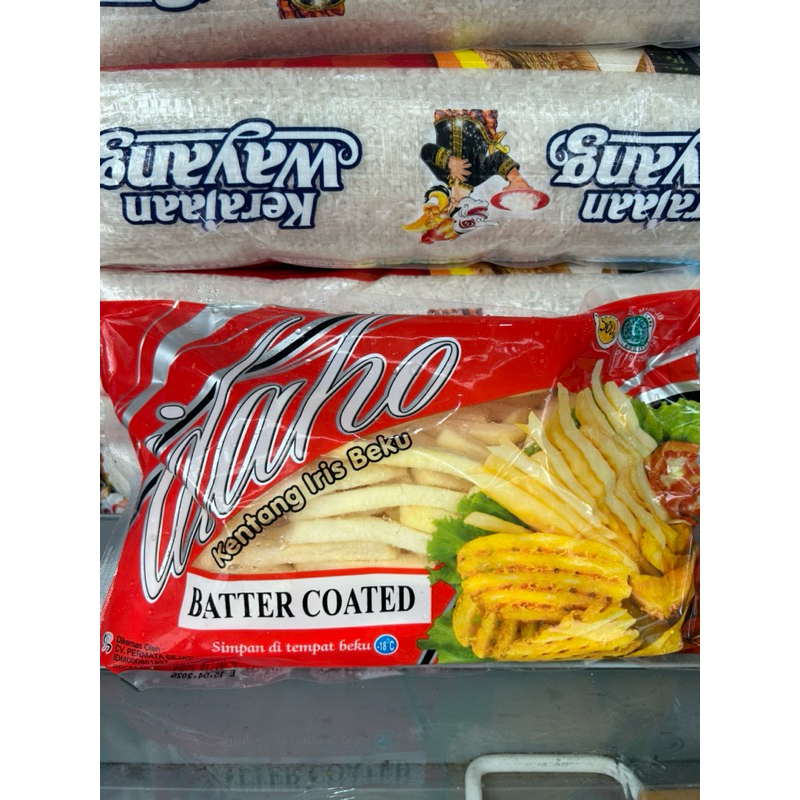

IDAHO Kentang goreng batter Coated 500 gram