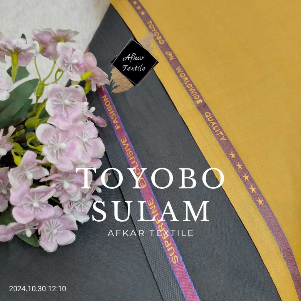 Kain Katun Toyobo Sulam JPN Worldwide Quality Original Import
