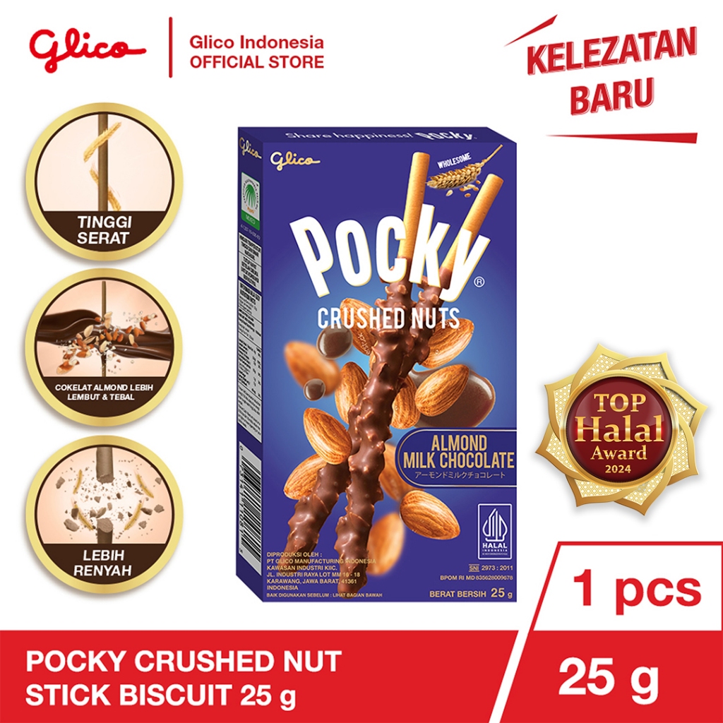 

Glico Pocky Crushed Nuts Almond Milk Chocolate