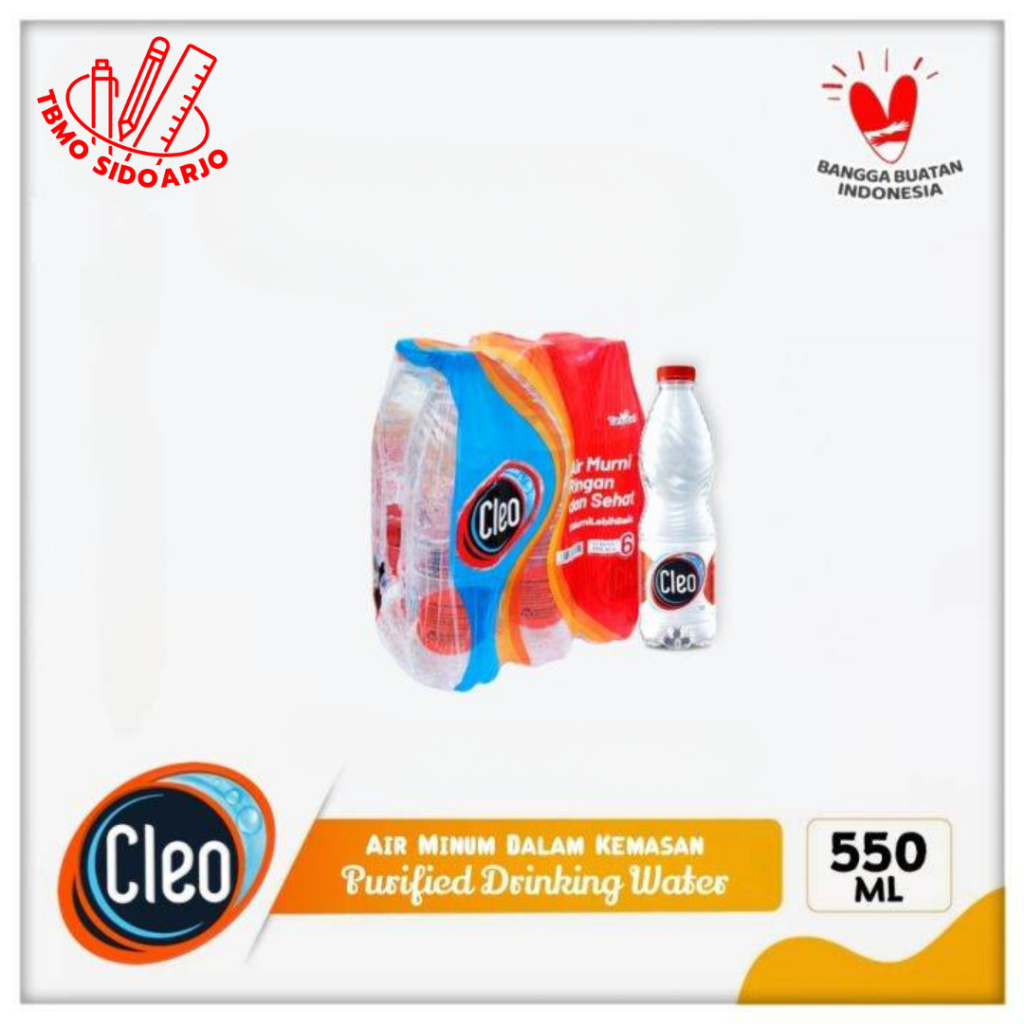 

TBMO Cleo Air Mineral 550ml x 6 / Cleo Air Minum 550ml