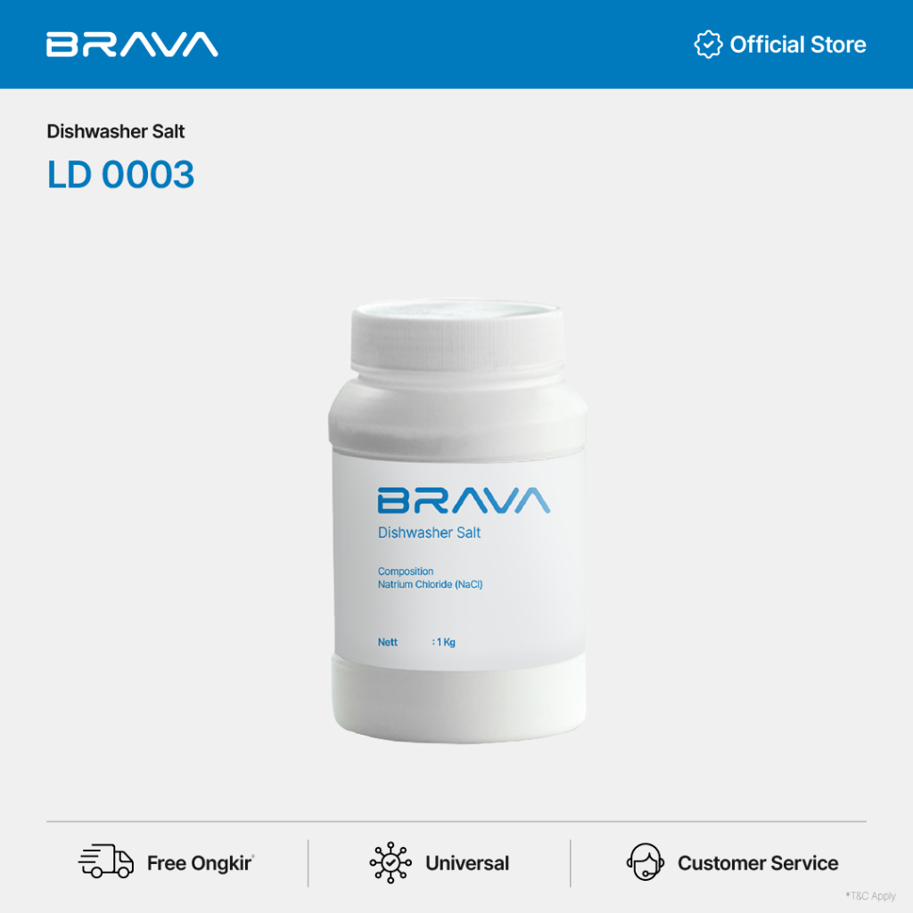 BRAVA GARAM CUCI PIRING SALT DISHWASHER