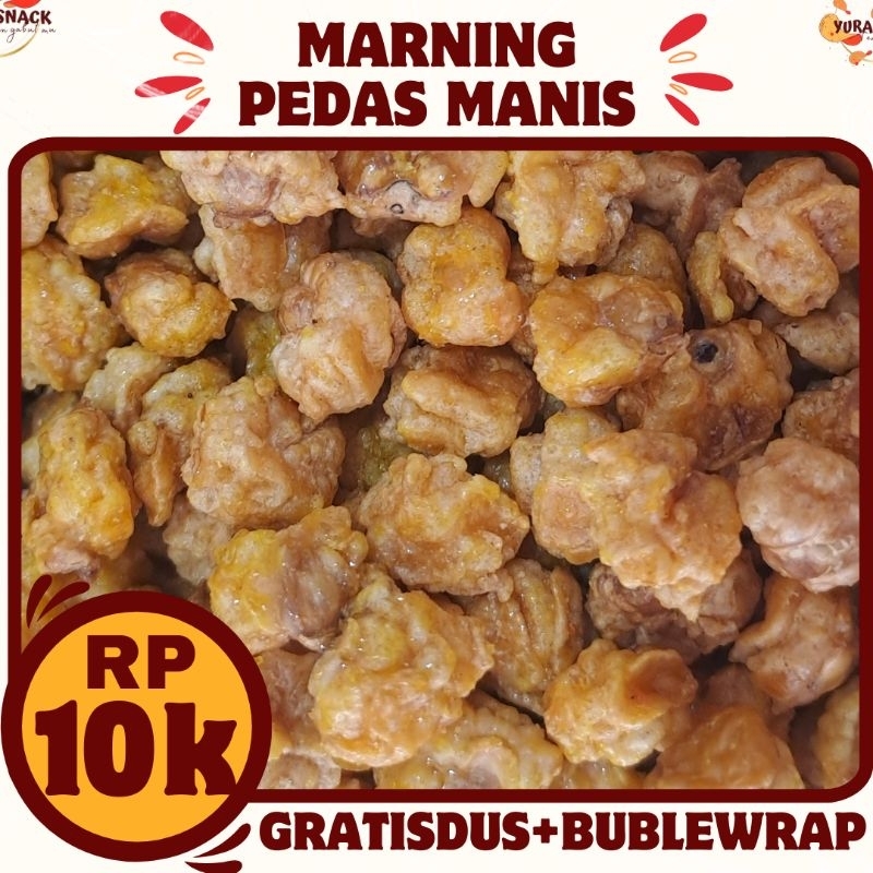 

Marning Jagung Pedas Manis Original Asin Gurih Matang Camilan Kiloan Kemasan 250gr 500gr