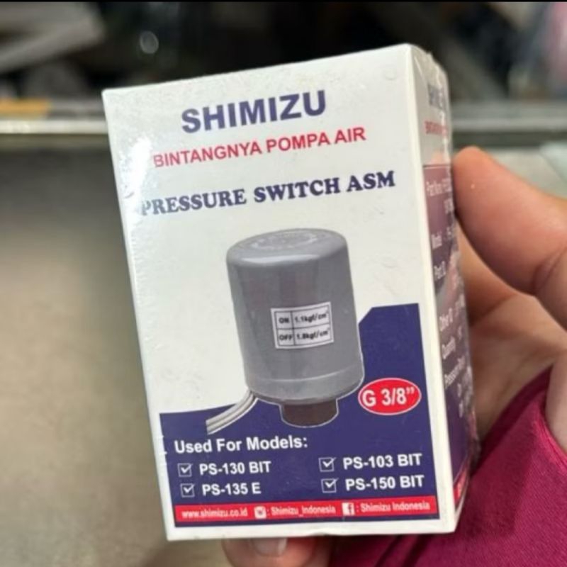 Otomatis/Pressure Switch Pompa Air Shimizu