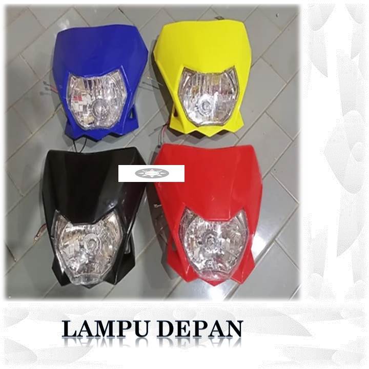 HEADLAMP KLX BF DTRACKER NEW LAMPU BATOK REFLEKTOR LAMPU DEPAN KLX BIGFOOT/ DTRACKER NEW