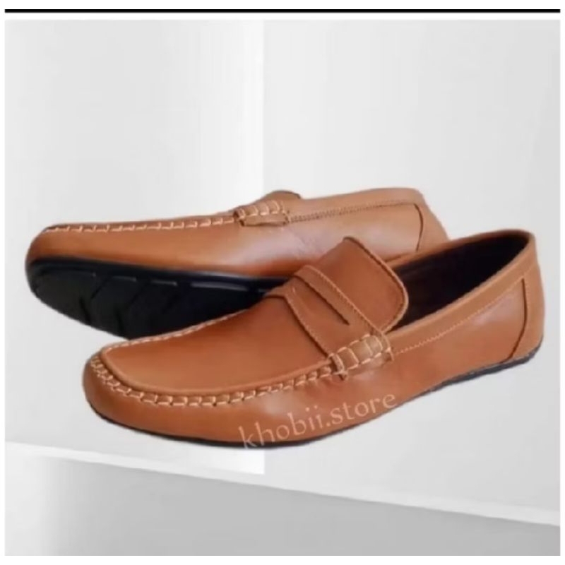 sepatu santai pria kulit import sepatu santai kerja