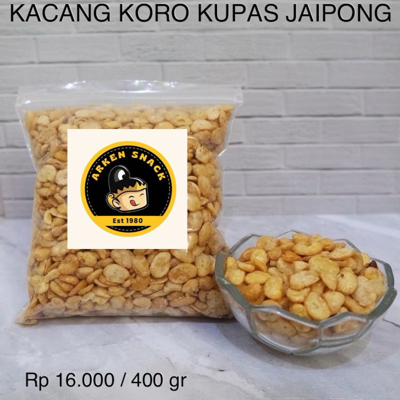 

KACANG KORO KUPAS 500gr (ASIN / PEDAS / PEDAS DAUN JERUK)