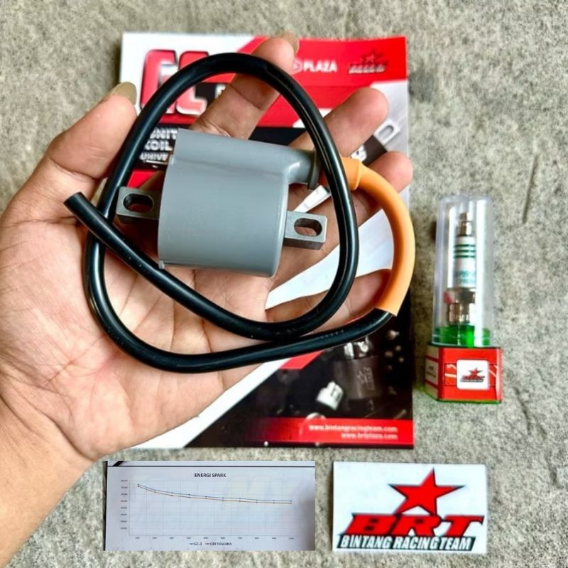 Koil BRT Tiger karbu FU karbu universal untuk semua motor karbu Supra Jupiter MX dll free busi