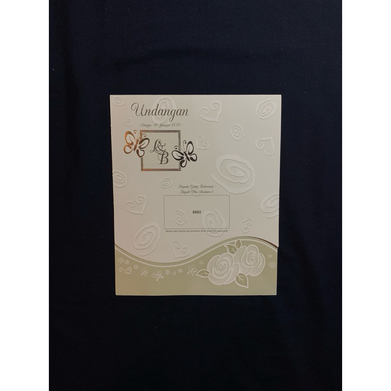 

Undangan Pernikahan, Khitanan, dll. Premium 8882 Custom