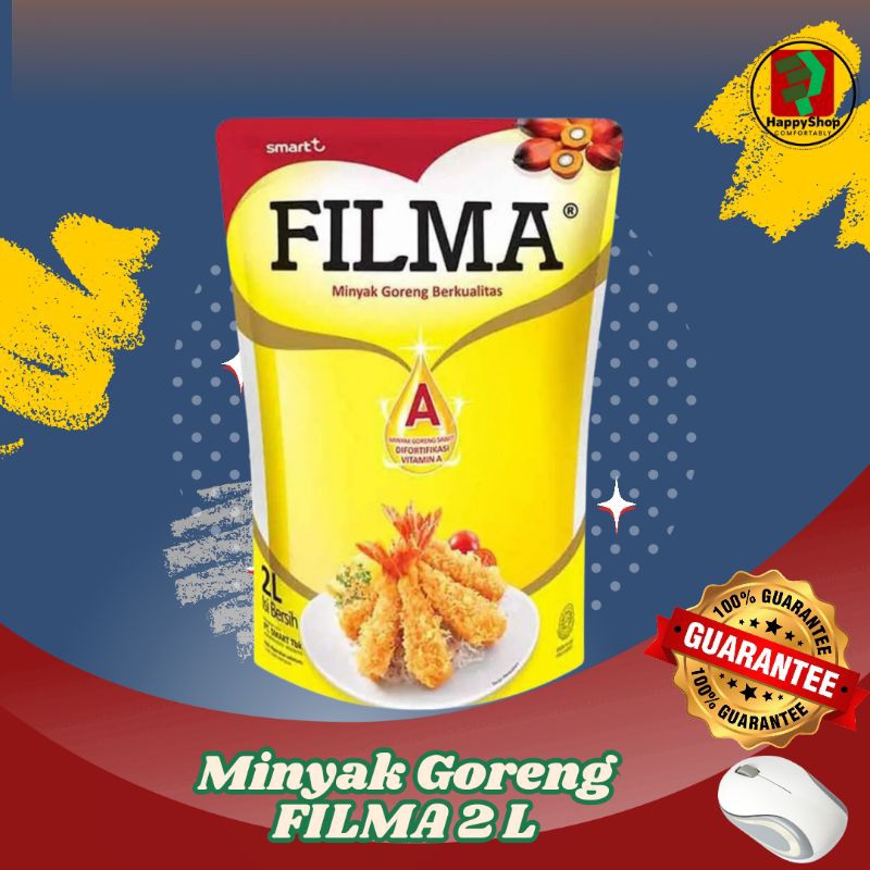 

Minyak Goreng Filma Bahan Kelapa Sawit Berkualitas Refill 2 L