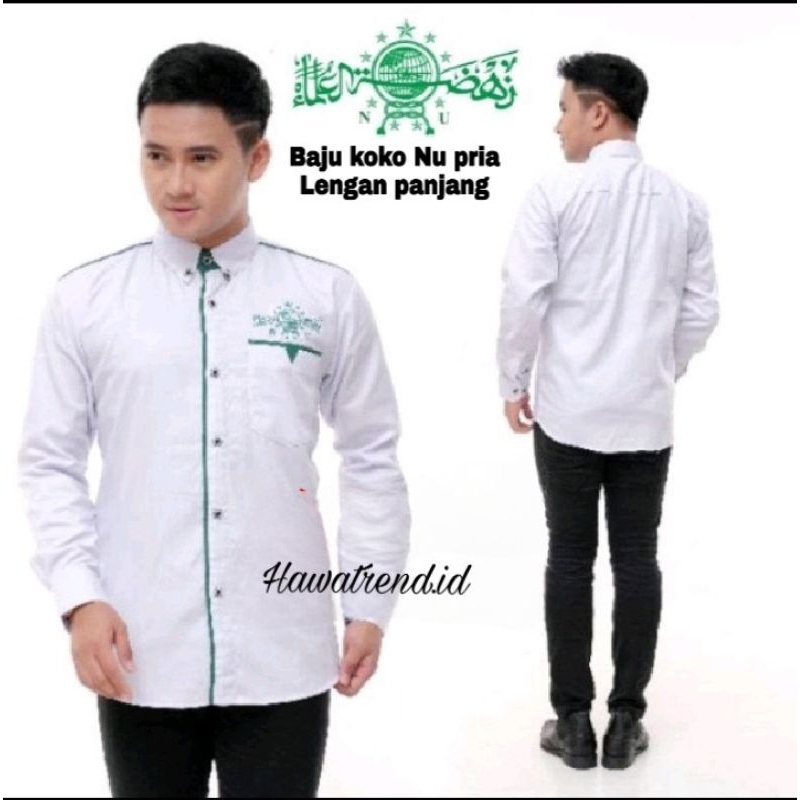 Kemeja Nu/kemeja Nu lengan panjang/Baju koko pria