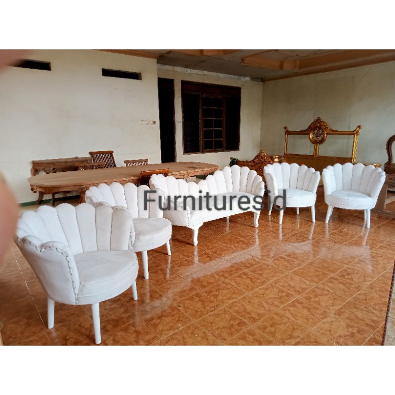 Kursi pelaminan kerang love / kursi pelaminan kerang