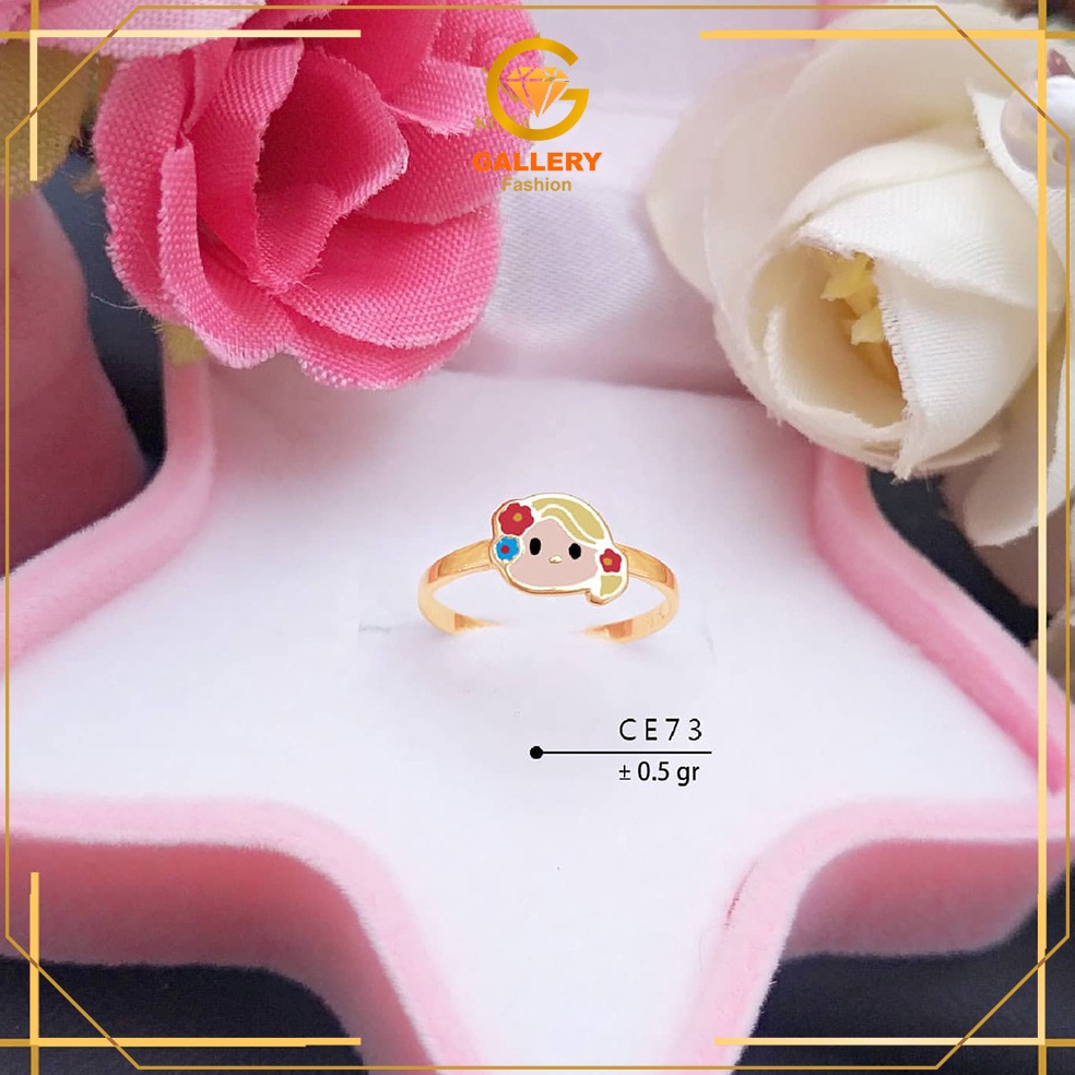 KODE O29H CINCIN ANAK BAYI DAN BALITA EMAS ASLI KADAR 36KARAT DAN 3758KARAT KODE CA 73 CA 5 SERIES P