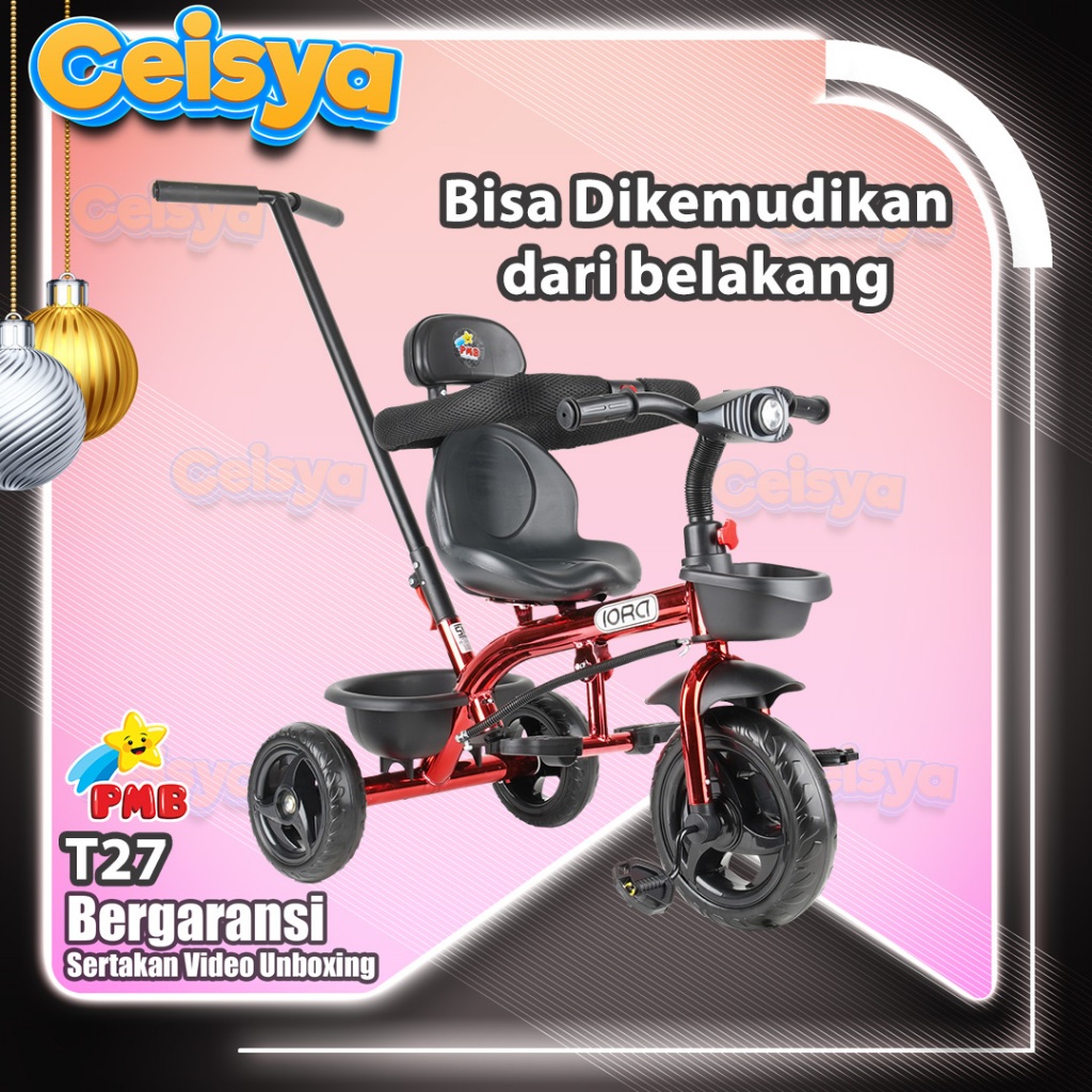 Sepeda Mini Anak Nano // Sepeda Bayi // Sepeda Roda Tiga //Dengan Dorongan