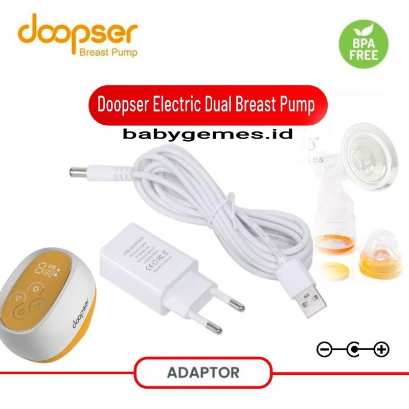 Himdeun - Adaptor Doopser Breast Pump Charger Pompa Asi Doopser