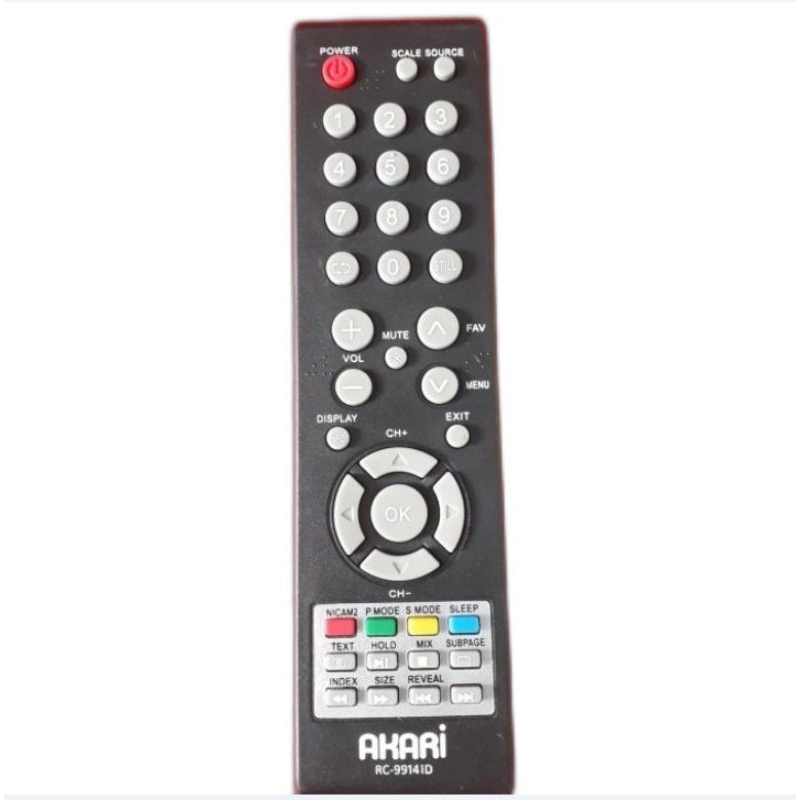 Remote Control TV LCD LED AKARI RC-9914AS Original