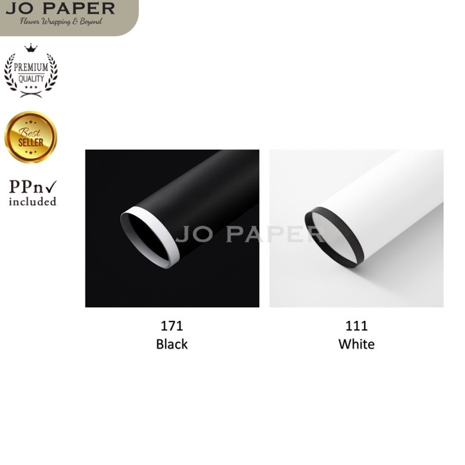 

Obral Terbaik 2 LEMBAR Flower Wrapping Paper List Monochrome Monokrom Kertas Buket Bunga Cellophane Florist