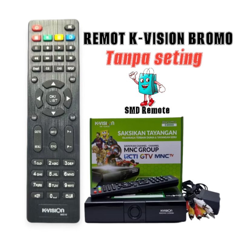 Remot K vision Bromo/Remot Receiver k vision Bromo