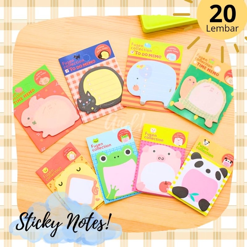 

Sticky Notes Animal/Memo Notes/Kertas Memo