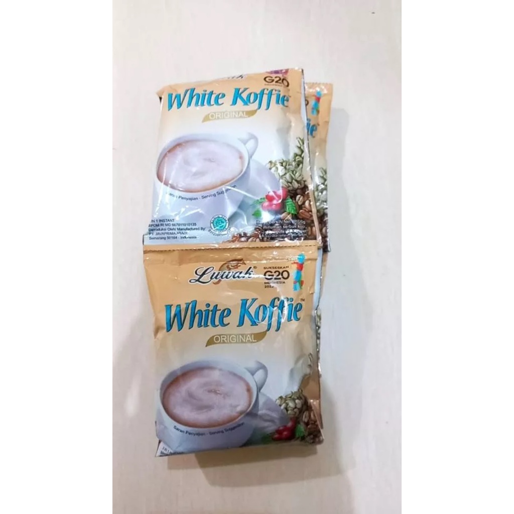 

Kopi Luwak White Koffie 1 renceng