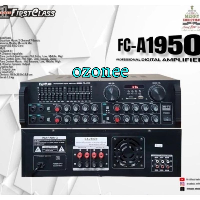 Ampli Firstclass FC A 1950 A1950  Amplifier Firstclass A 1950 Original