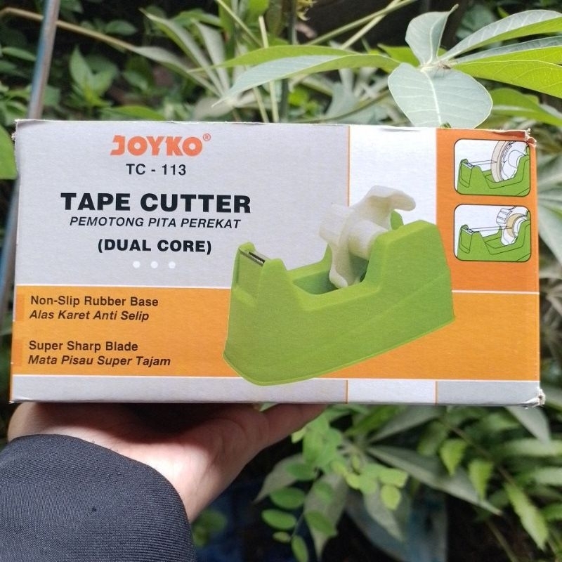 

Tape Cutter Joyko TC-113 Dual Core/Pemotong Pita Perekat
