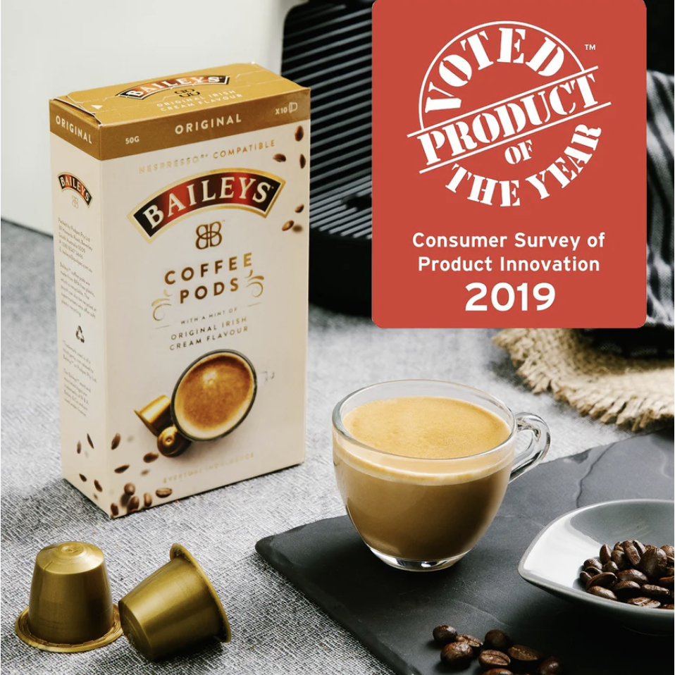 

Nespresso Coffee Capsules Bailey Flavours / Caramel / Decaf / Kopi kapsul Made in Australia