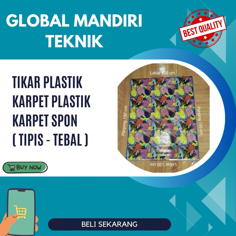 TIKAR PLASTIK/ KARPET PLASTIK / KARPET EVA/ KARPET SPON TEBAL DAN TIPIS MURAH BERKUALITAS
