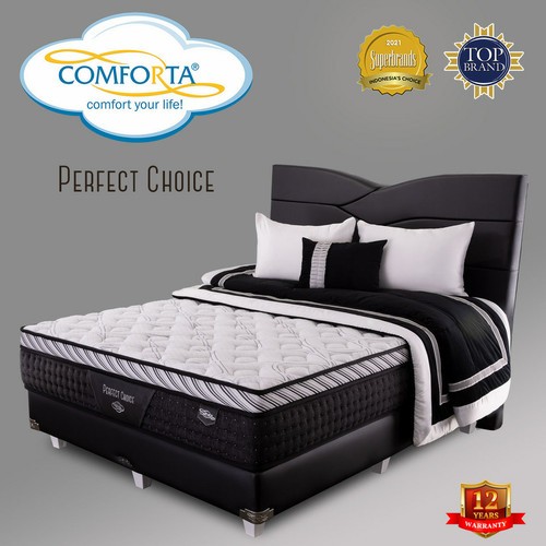 Comforta Perfect Choice Kasur Spring bed tebal 32 cm Matrass Only Dan Full Set