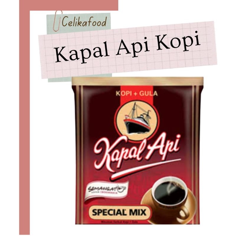 

Kopi Kapal Api Special Mix 24gr Coffee Sachet Instan