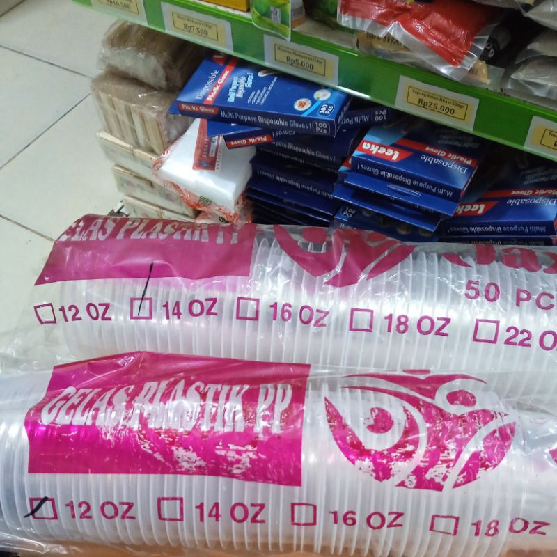 Gelas Plastik Oval