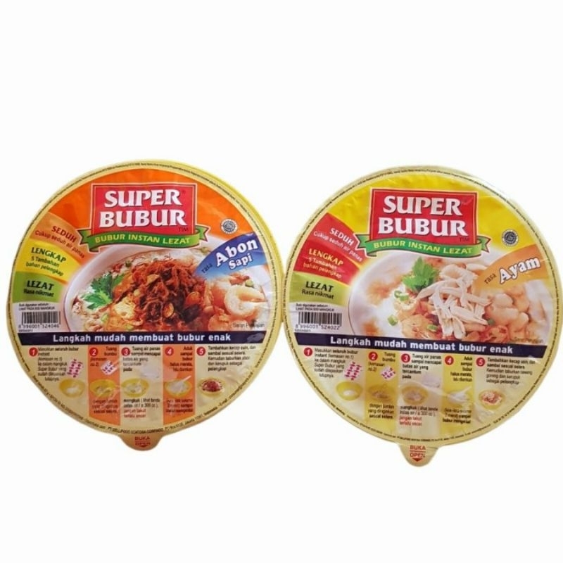 

SUPER BUBUR AYAM & ABON SAPI 67gr