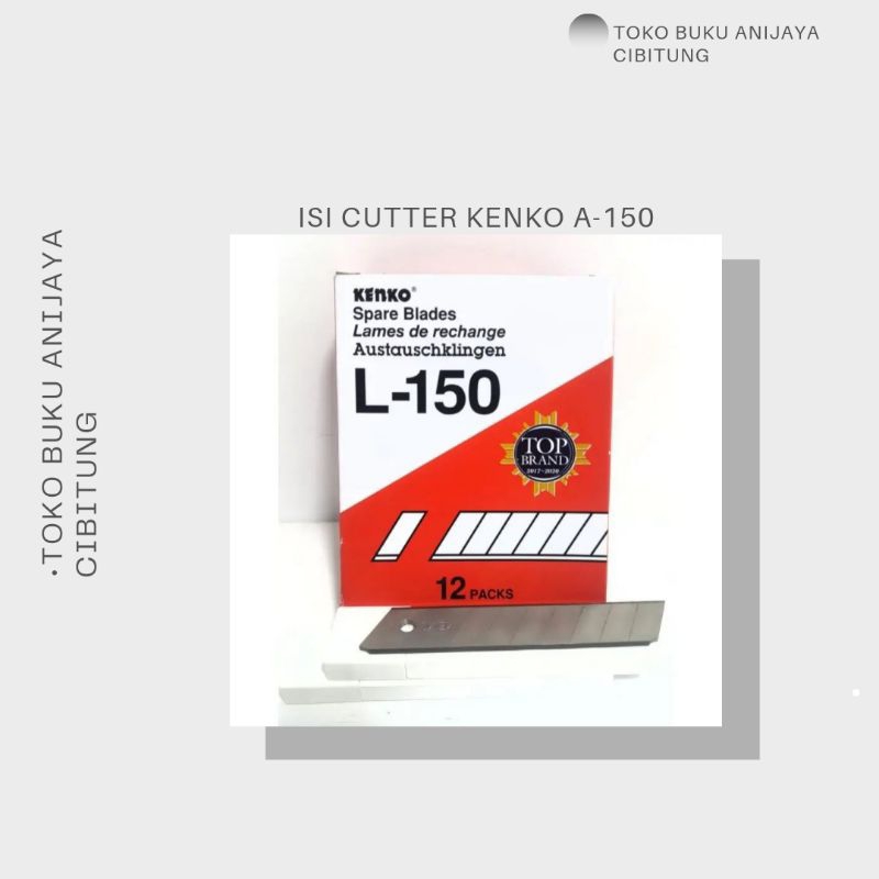 

ISI CUTER MERK KENKO / ISI CUTER BESAR (L-150)