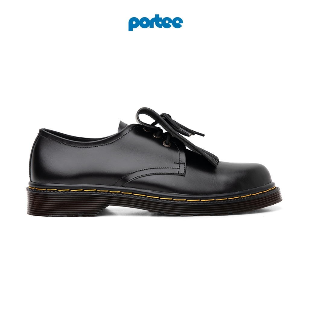 Boots Pria Portee Sepatu Boots Pria Portee Derby Leather – Sepatu Formal Kulit Hitam | Casual Portee