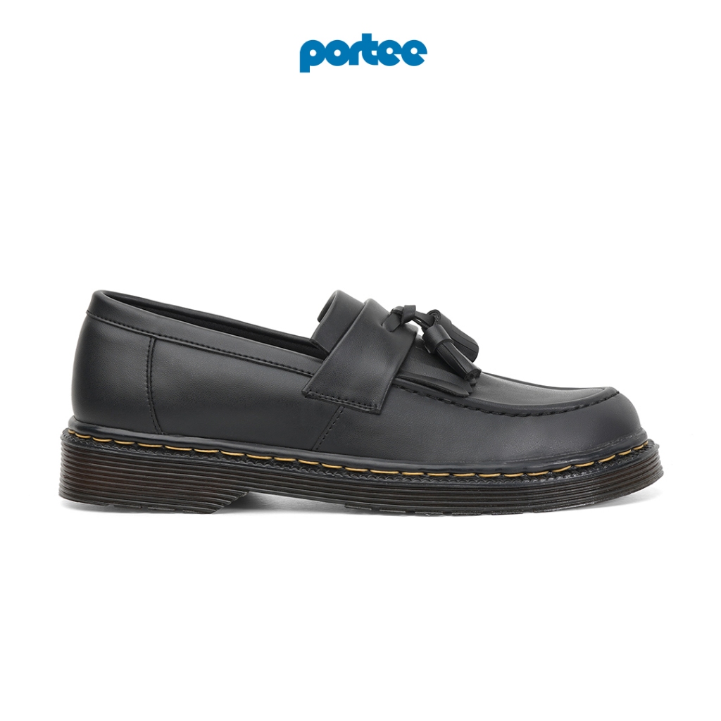 Sepatu Boots Wanita Portee Goods Original Loafers Hitam