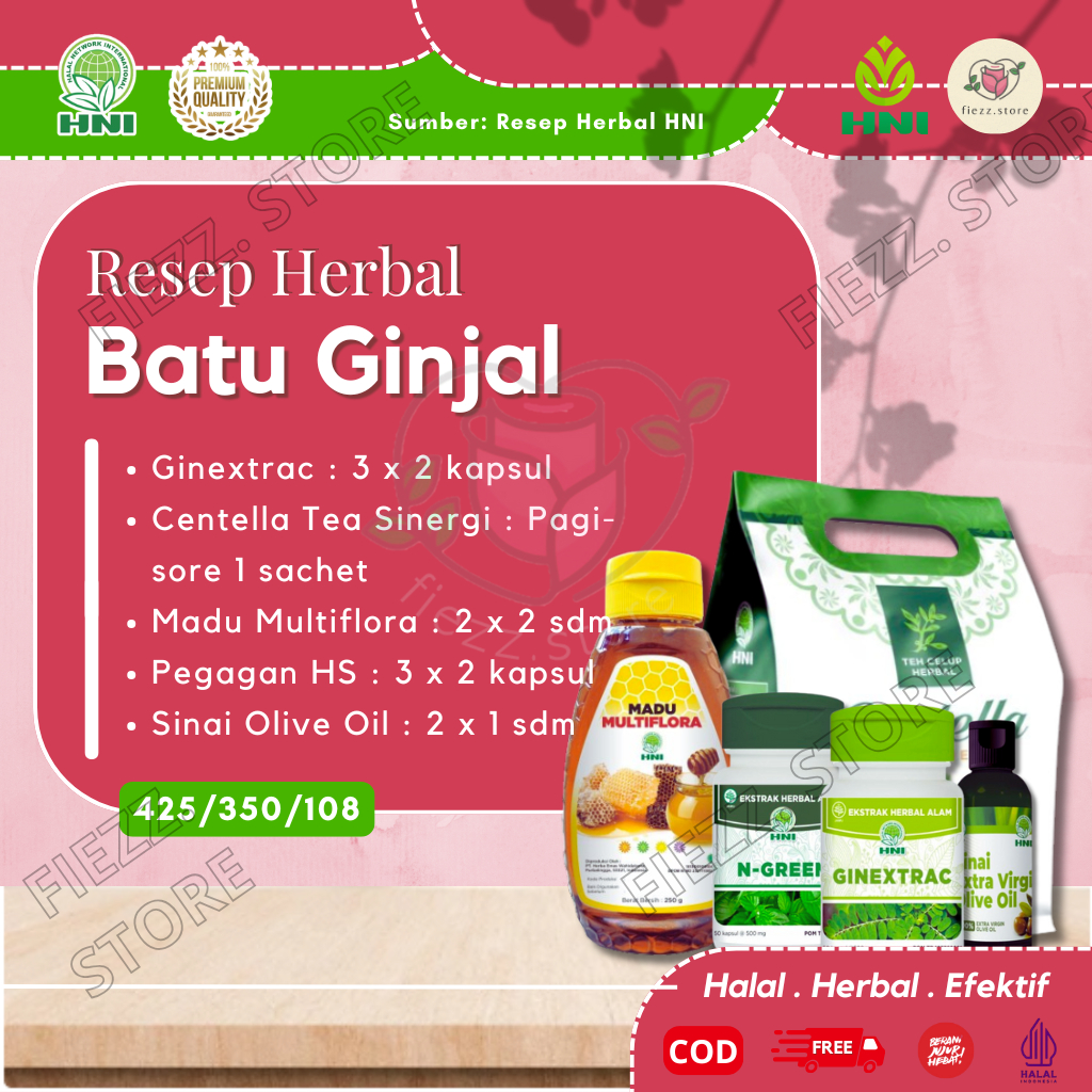 Resep Herbal HNI HPAI BATU GINJAL➖Obat Ampuh Menyembuhkan Penyakit Batu Ginjal