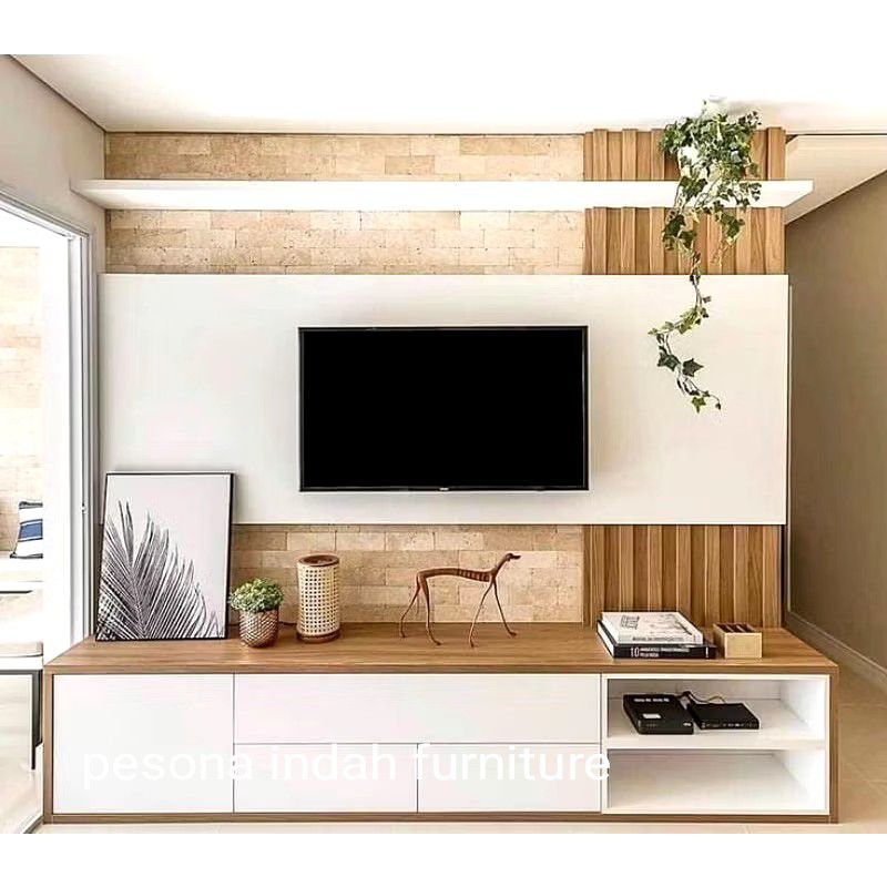 BACKDROP tv //wall PANEL tv minimalis