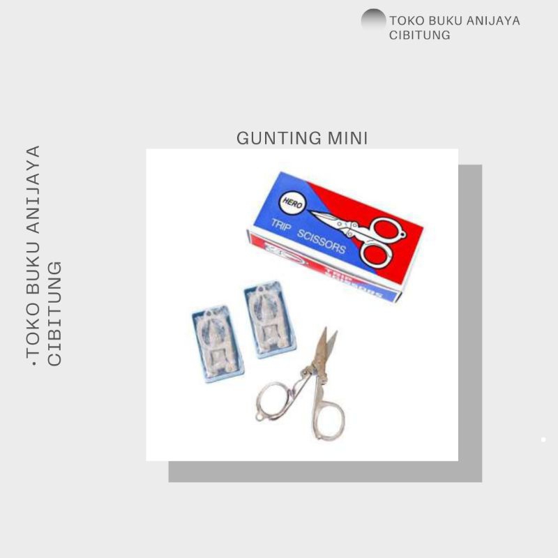 

GUNTING BESI MINI MEREK HERO Alat Kantor