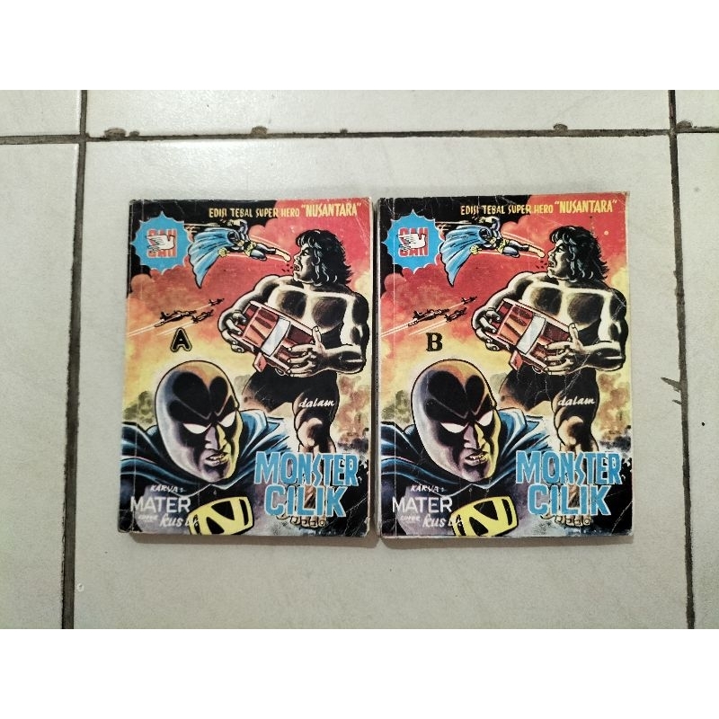 Komik Superhero Indonesia Klasik Kapten Nusantara Monster Cilik (Full Set Lengkap), karya Mater