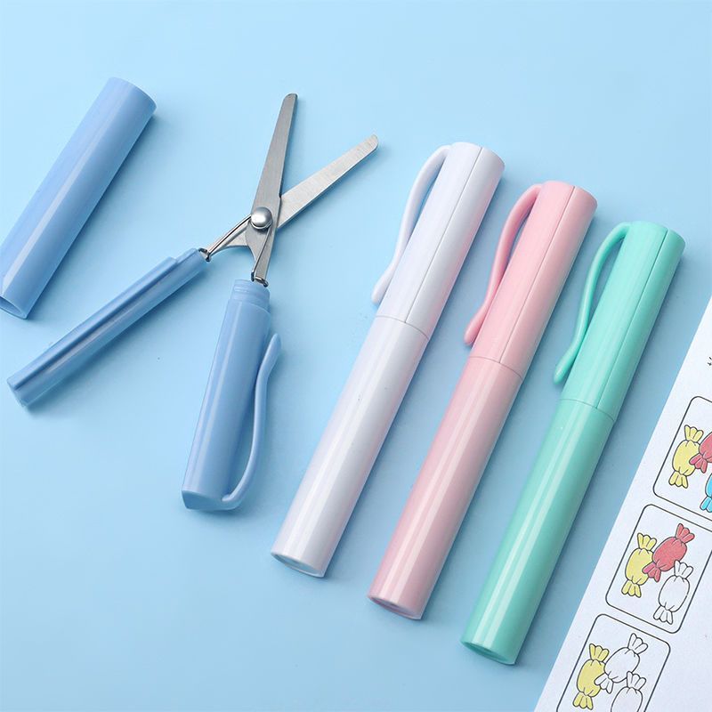 

Gunting Kecil Portabel Bentuk Pulpen Gunting Kertas Anak Lipat Mini Lucu Warna Makaroni Alat Tulis Kreatif Siswa