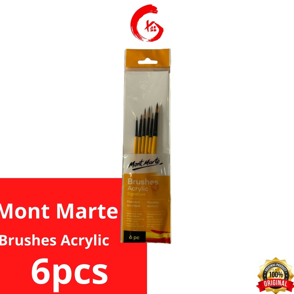 

KODE S77X Kuas Cat Akrilik Gallery Series Brush Set Acrylic 6 pcs BMHS8
