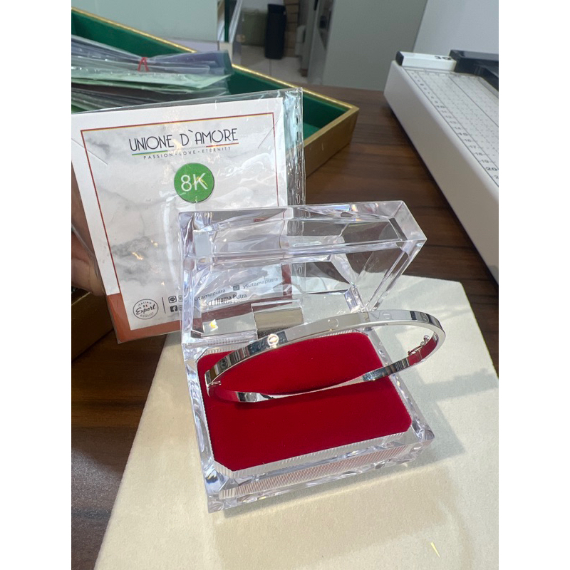 8K - GELANG - CTR - PUTIH - UNIONE D'AMORE - 3,79gr