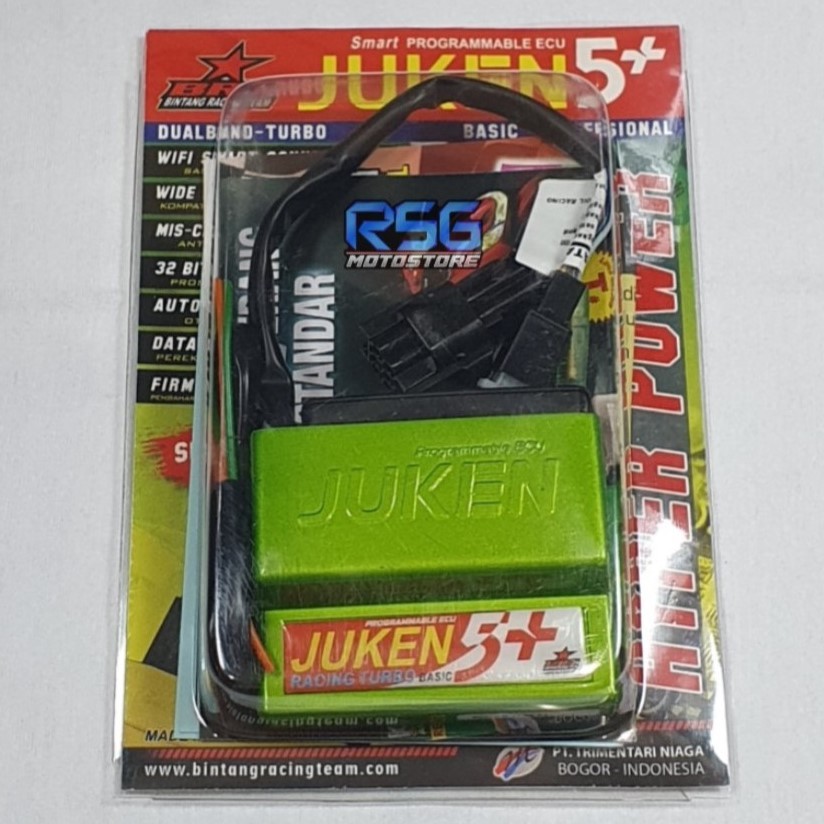 ECU BRT JUKEN 5+ PLUS RACING TURBO VESPA SPRINT & SPRINT I GET 150 V3 ABS & NON ABS