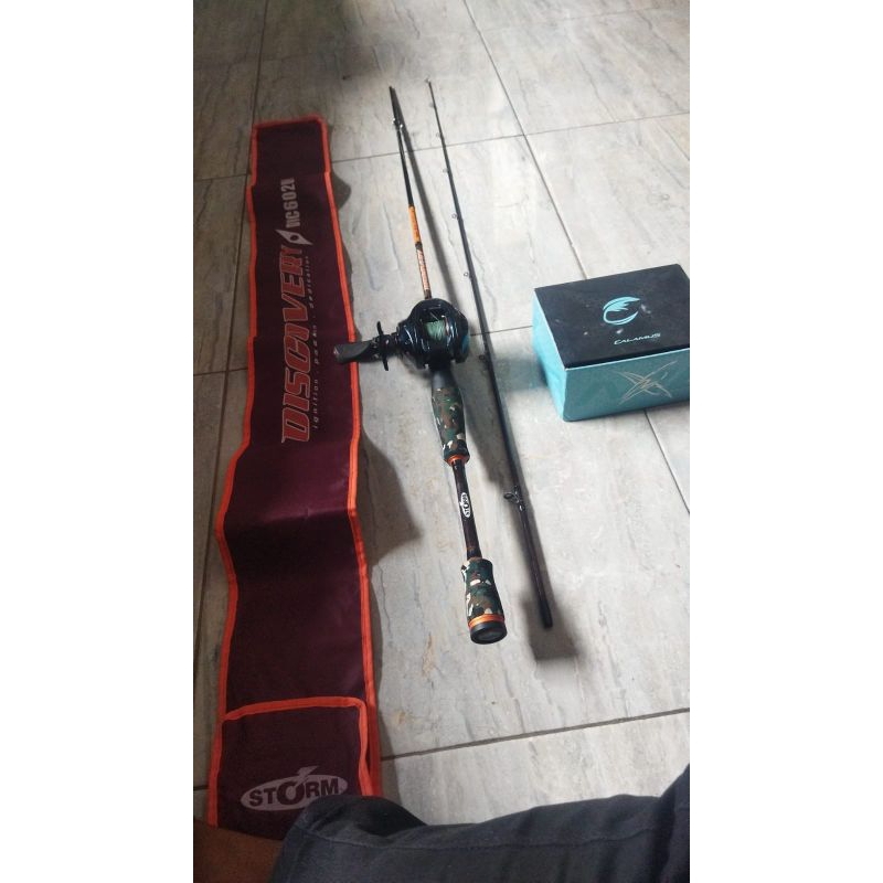 set tackle bc rod storm discovery reel bc calamus