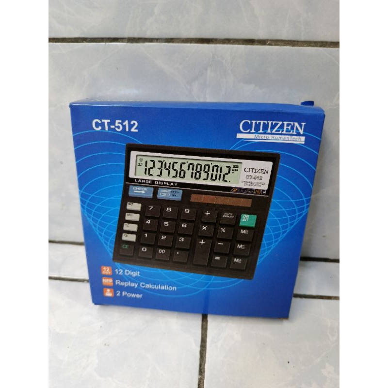 

Kalkulator Citizen 512 / Calculator CITIZEN CT-512 12 Digit
