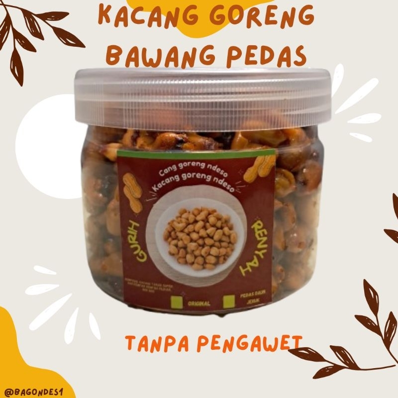 

Pedas Kacang Goreng Bawang dengan rasa yang nikmat dan berbeda 250grm