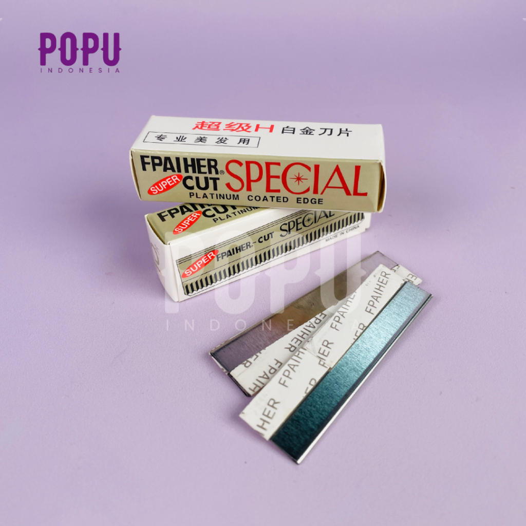 

Cukuran alis / FPhaiter cut special Platinum Coated Blades / Pisau cukur alis