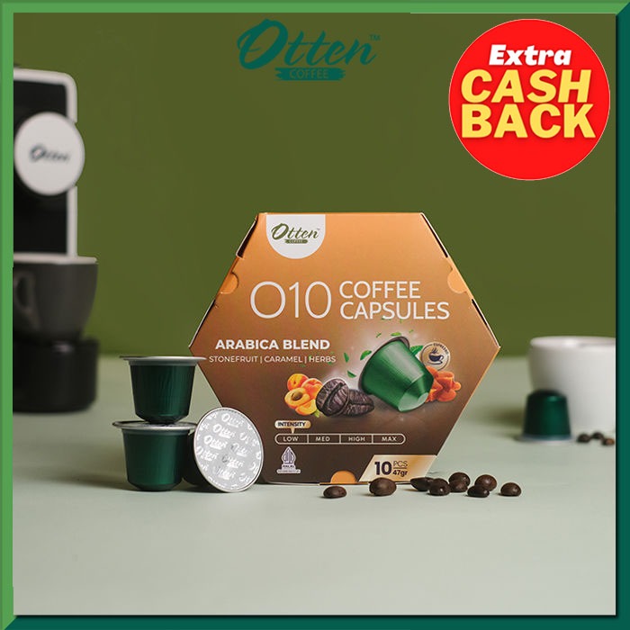 

ASLII Kopi Kapsul - O10 Arabica Blend Coffee Capsule Kapsul Nespresso Compatible - Otten Coffee