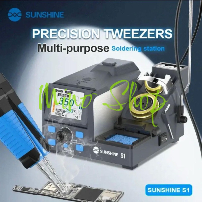 SOLDER STATION SUNSHINE S1 PRECISION TWEEZERS MULTI-PURPOSE SOLDERING STATION
